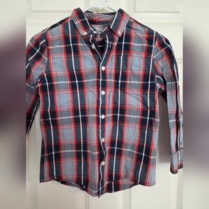Kids Plaid Button-Up Shirt